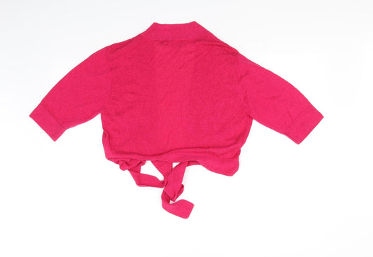Just Elegance Womens Pink Cardigan Jumper Size M