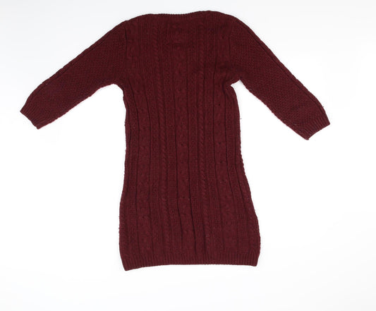 Papaya Womens Red Fit & Flare Size 10