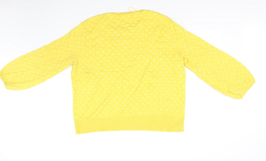 Preworn Womens Yellow Pullover Jumper Size XL
