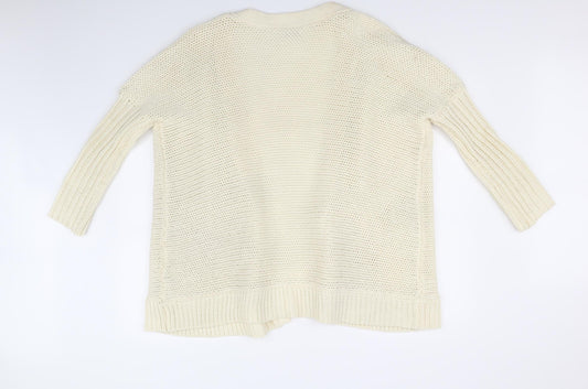 Noisy may Womens Beige Cardigan Jumper Size S