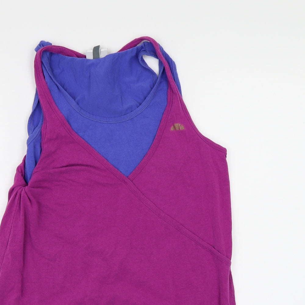 ellesse Womens Purple   Basic Tank Size 8