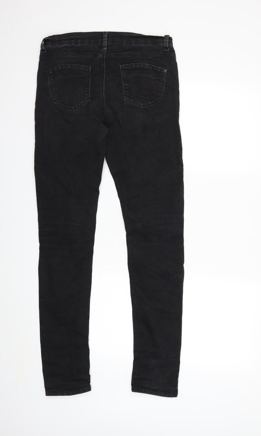Denim & Co. Womens Black Denim Skinny Jeans Size 30 in L31 in