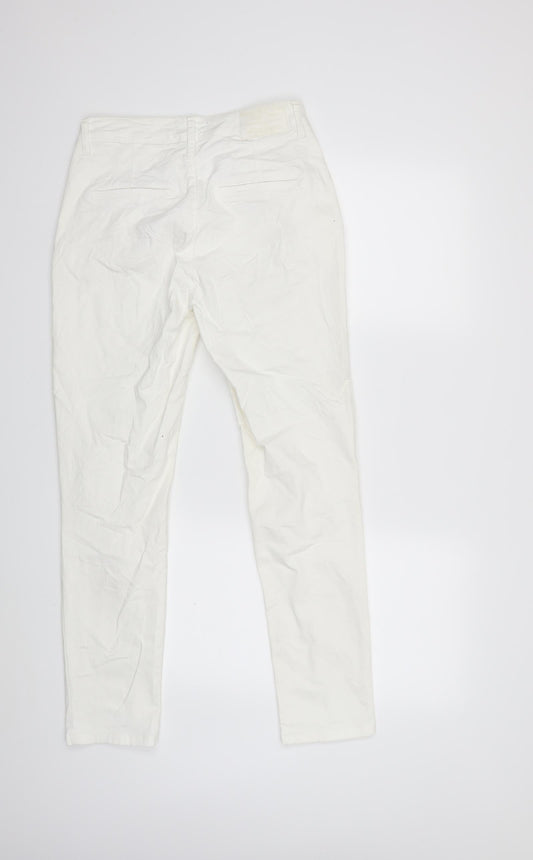 M.A.P.P Womens White Denim Skinny Jeans Size M L27 in