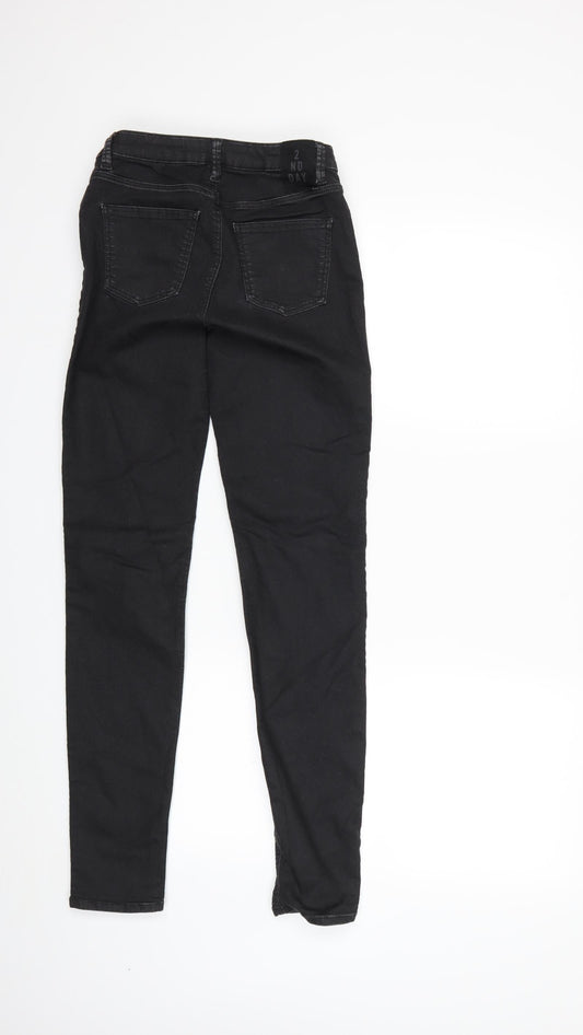 2nd Day Womens Black Denim Skinny Jeans Size 26 in L29 in