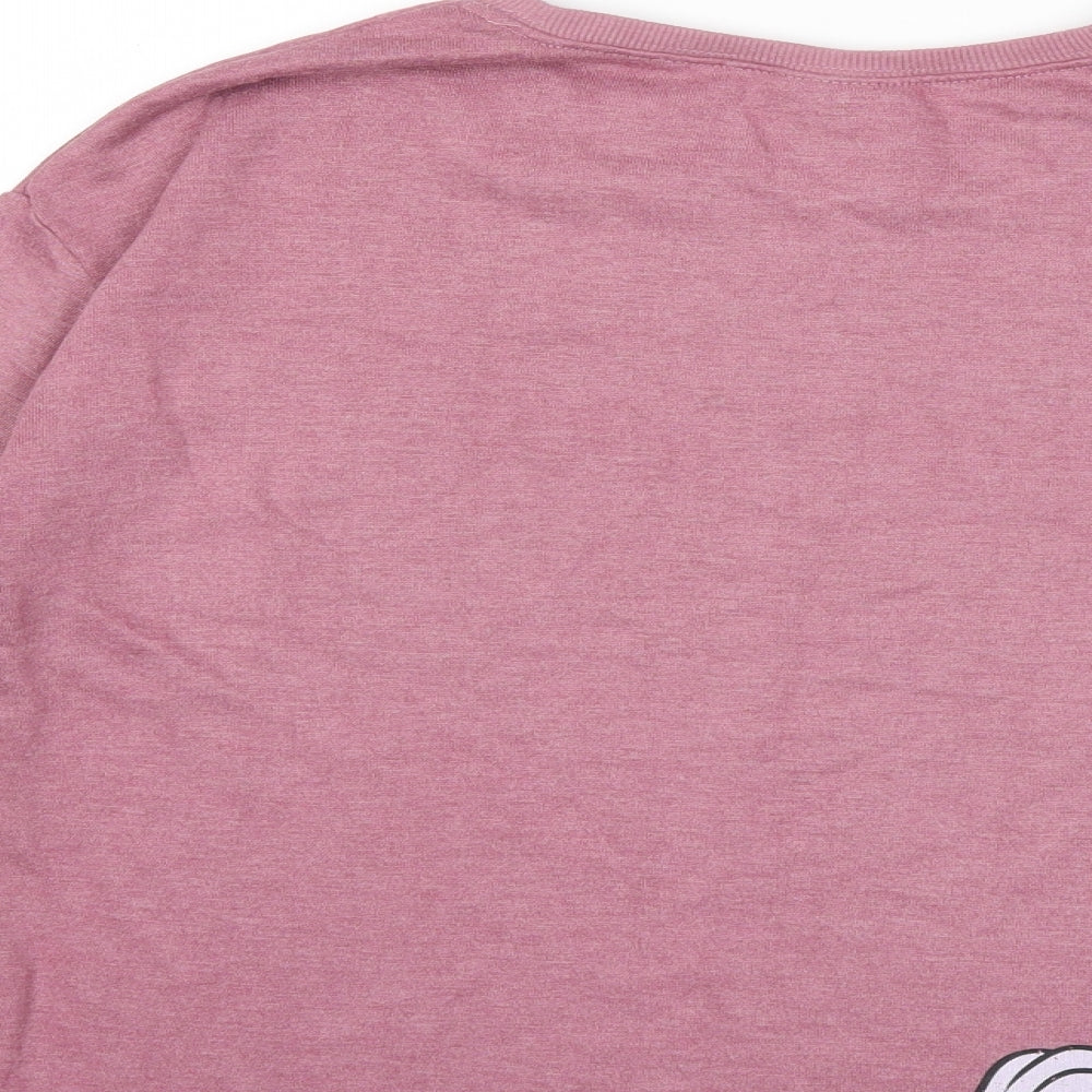 NEXT Girls Pink Pullover Sweatshirt Size 12 Years - Minie Mouse