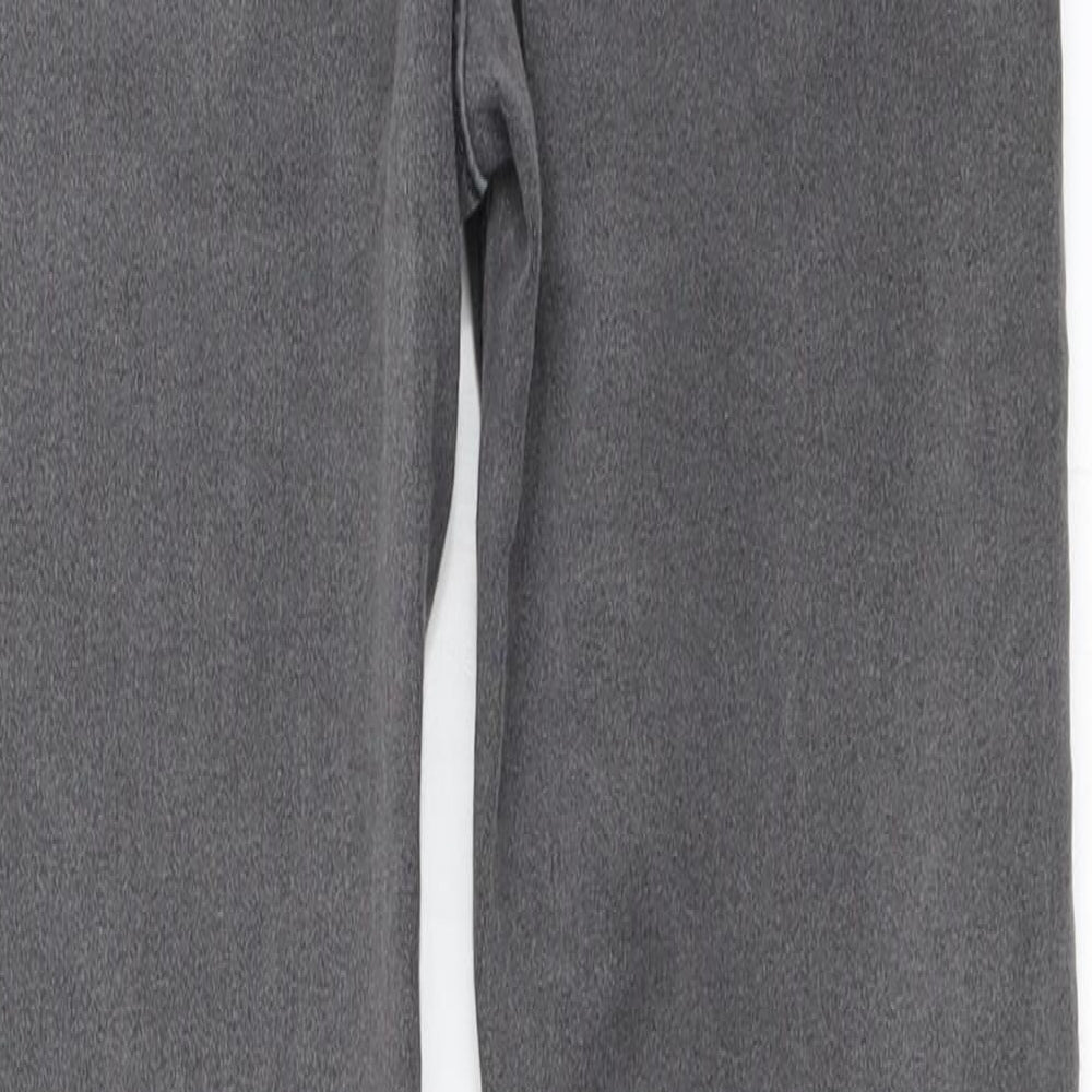 Brand and care label for Pull&Bear women’s grey denim skinny jeans, size UK 36, 27-inch leg