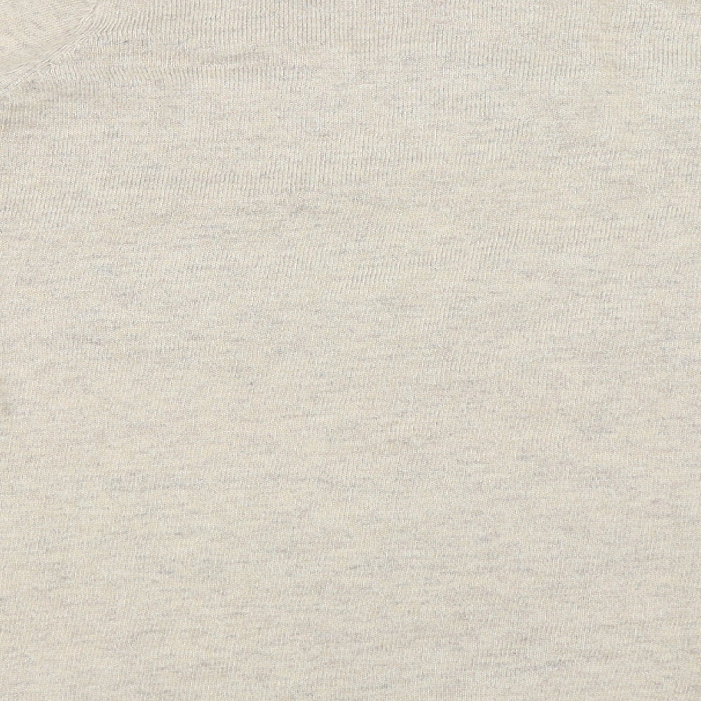 Brand and care label for Bonmarché women’s beige jumper, size L