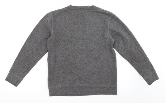 George Boys Grey Pullover Sweatshirt Size 11-12 Years