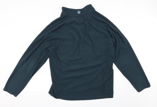 Mountain Warehouse Womens Blue   Henley Sweatshirt Size L