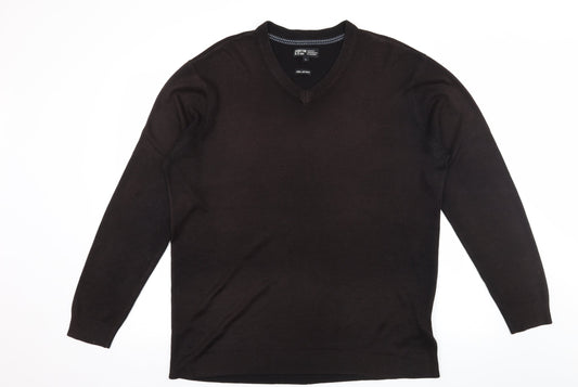 Sandstone & Co Men Mens Brown Knit Pullover Jumper Size L