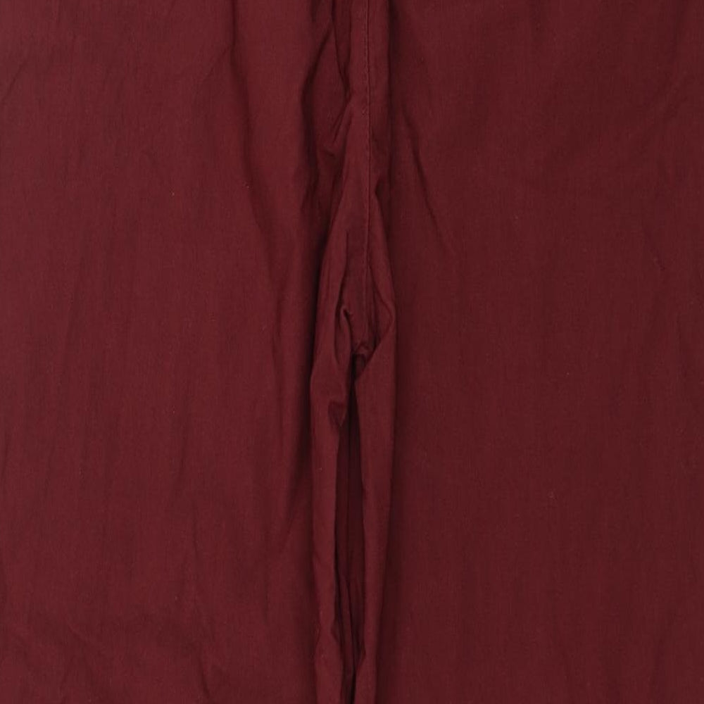 Preworn Womens Red Trousers Size 30 in L28 in