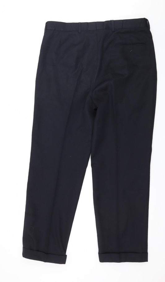 Preworn Mens Blue Trousers Size 36 in L30 in