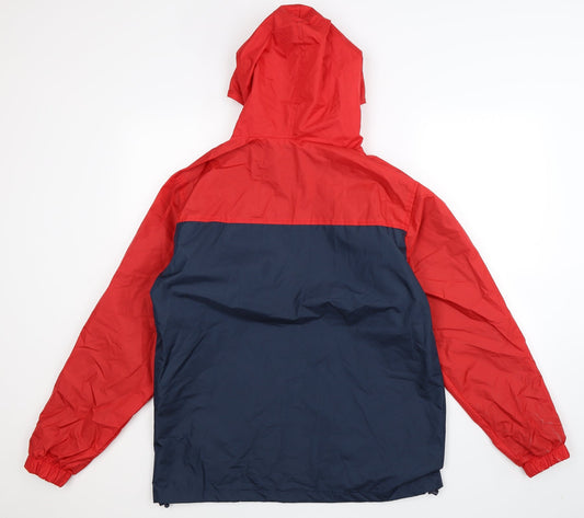 Great Run Mens Multicoloured Rain Coat Coat Size S