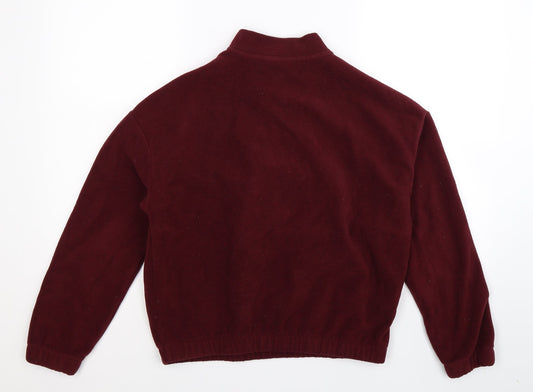 Select Womens Brown Fleece Jacket Size S