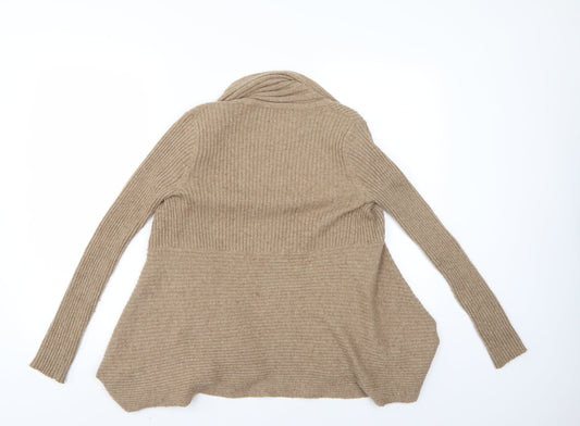 Cynthia Rowley Womens Brown Cardigan Jumper Size S