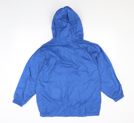 Packables Boys Blue Anorak Coat Size 11-12 Years