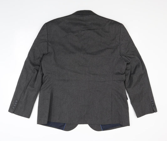 Marks and Spencer Mens Grey Jacket Suit Jacket Size 44