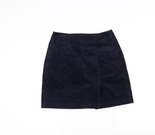 uni Womens Blue A-Line Skirt Size 29 in