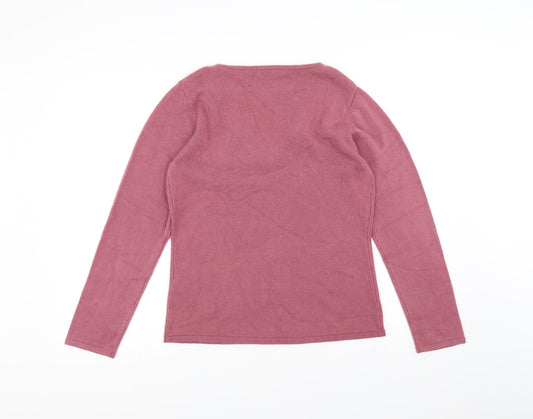 Joanna Hope Womens Pink Pullover Jumper Size 12