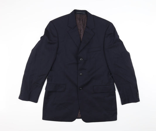 AUSTEN REED Mens Blue   Jacket Suit Jacket Size 38