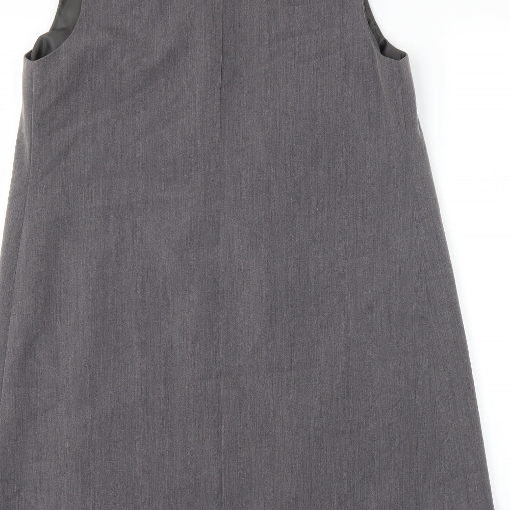 Brand and care label for Papaya women’s grey jacket, size UK 12