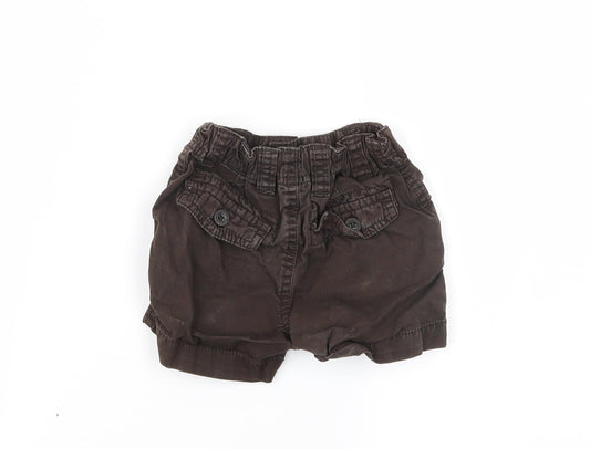 H&M Boys Brown Cropped Trousers