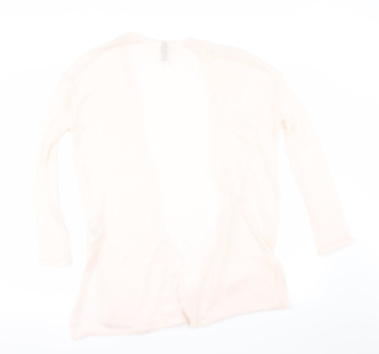 H&M Womens Pink Cardigan Jumper Size S