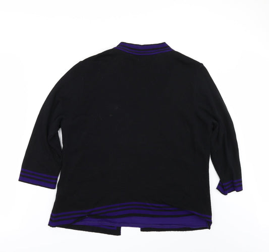 Per Una` Womens Black Pullover Jumper Size 18