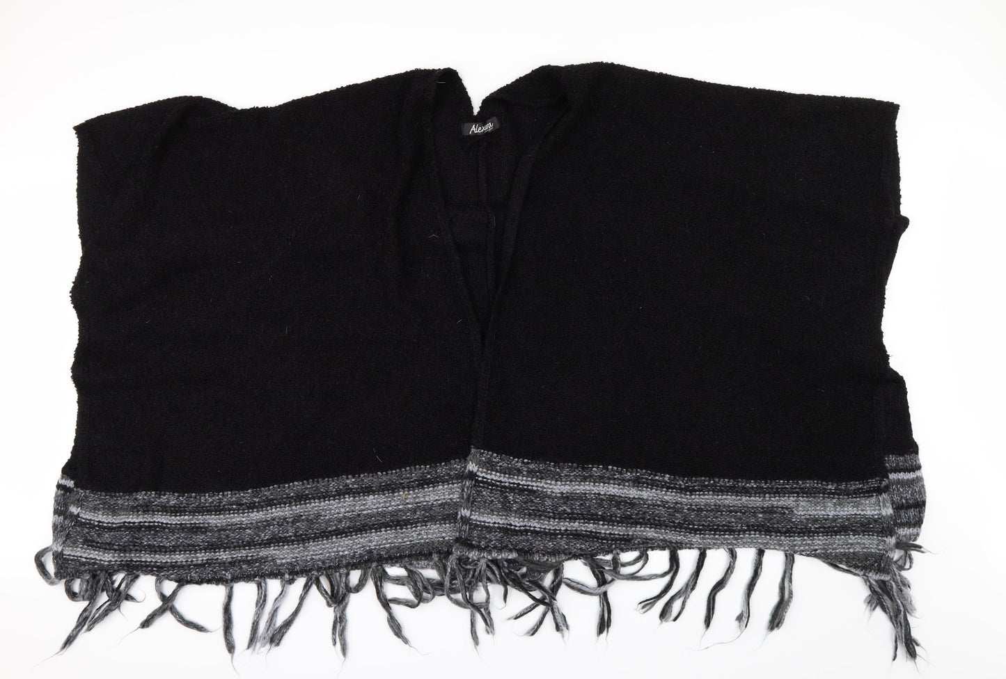 ALEXARA Womens Black Shawl/Wrap
