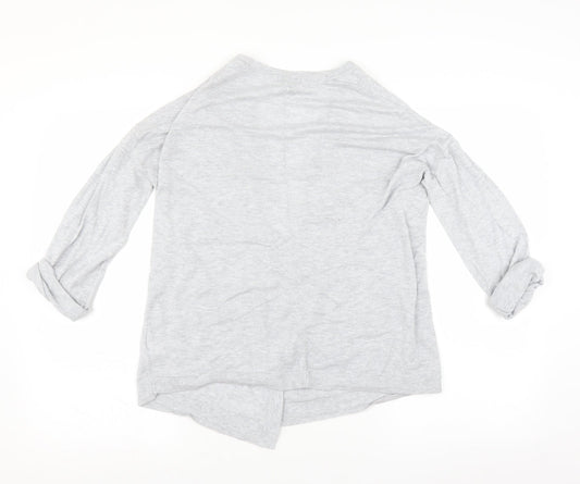 H&M Womens Grey Cardigan Jumper Size S
