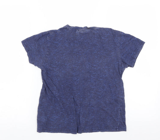 Lee Cooper Boys Blue Basic T-Shirt Size 9-10 Years