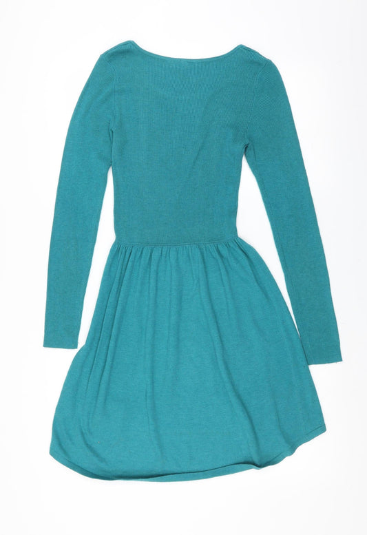 Divided by H&M Womens Green Jumper Dress Size 8