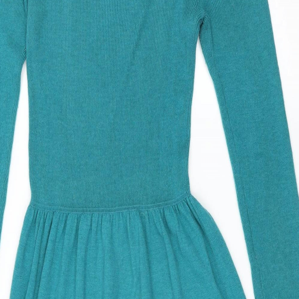 Divided by H&M Womens Green Jumper Dress Size 8