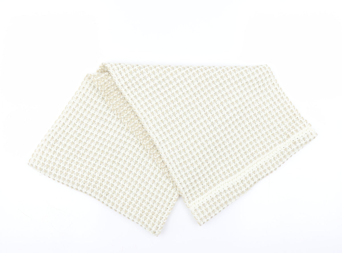 Front view of Accessorize women’s ivory scarf - loop scarf
