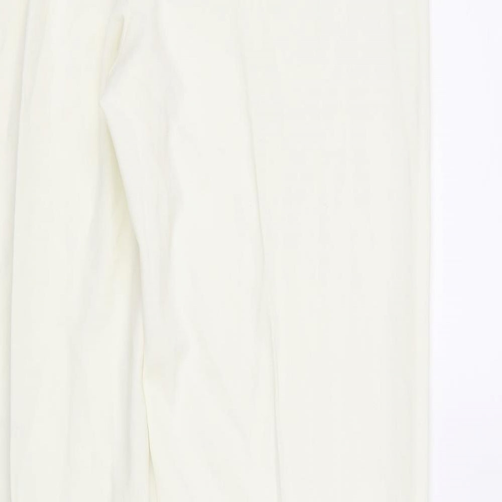 Sky Designs Womens White Trousers Size 16 L32 in