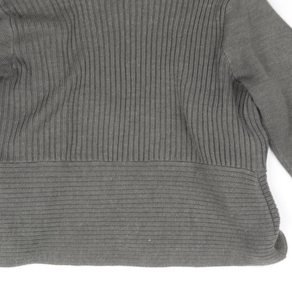 H&M Womens Grey Cardigan Jumper Size M