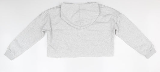 PRETTYLITTLETHING Womens Grey Pullover Hoodie Size S
