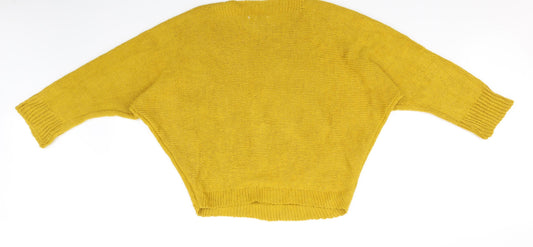 Isabella D Mens Yellow Pullover Jumper Size M