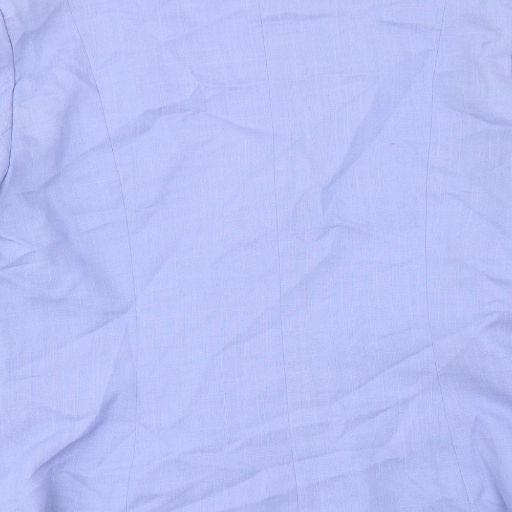 Preworn Womens Purple Jacket Coat Size 12