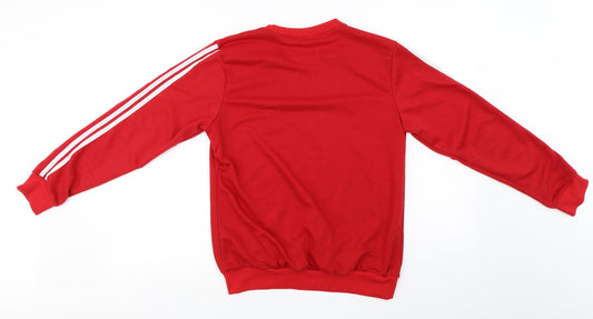 Preworn Mens Red Pullover Jumper Size L