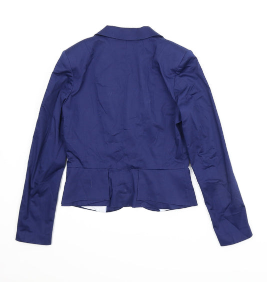 H&M Womens Blue Jacket Size 8