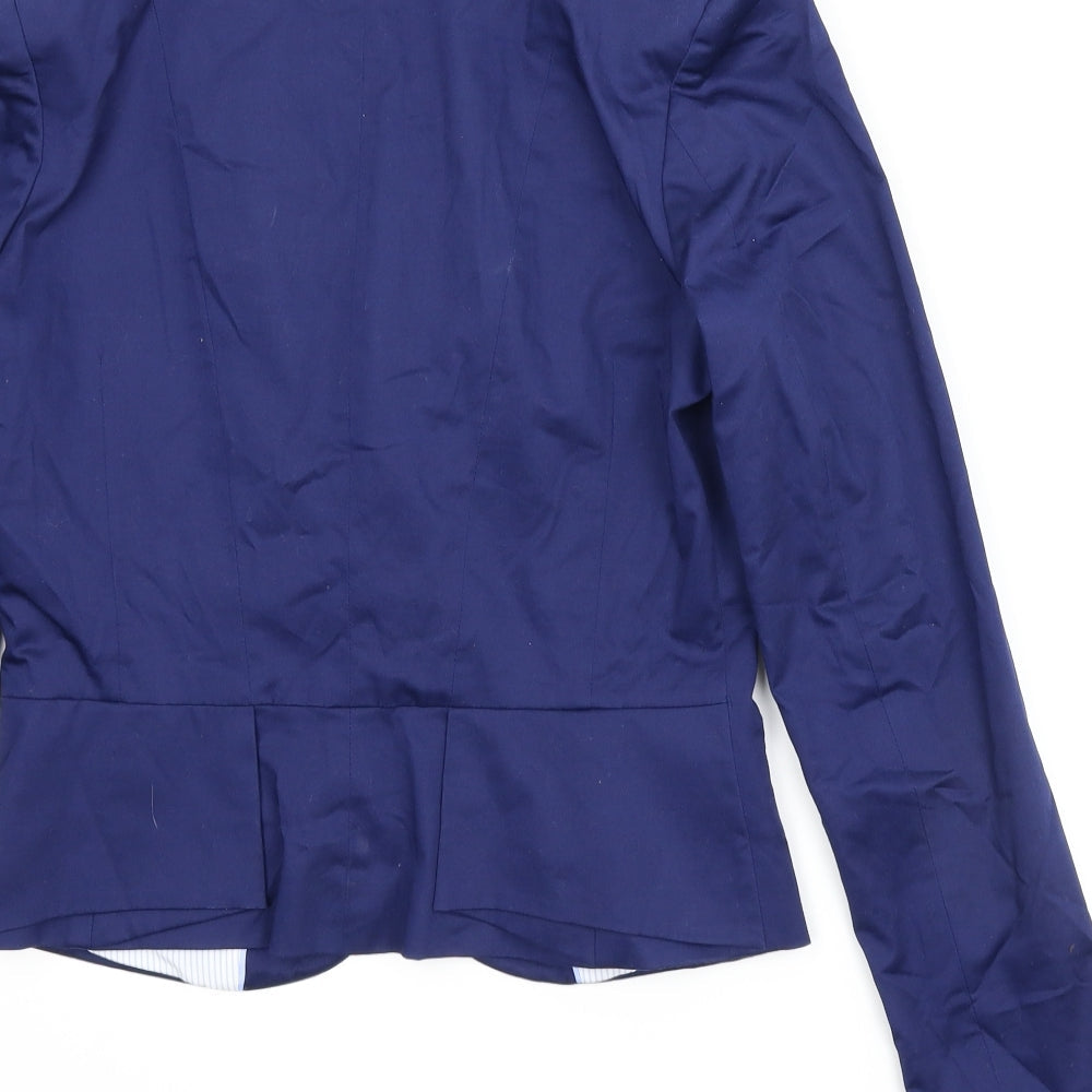 H&M Womens Blue Jacket Size 8