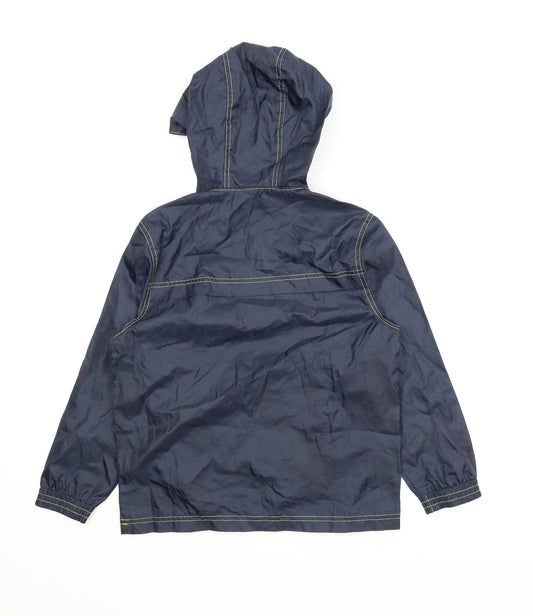 F&F Boys Blue Anorak Jacket Size 8 Years