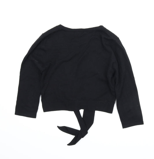 Basix Womens Black Cardigan Jumper Size 10