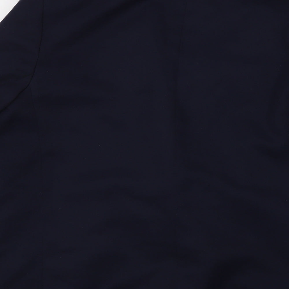 St Michael Womens Blue Jacket Suit Jacket Size 14