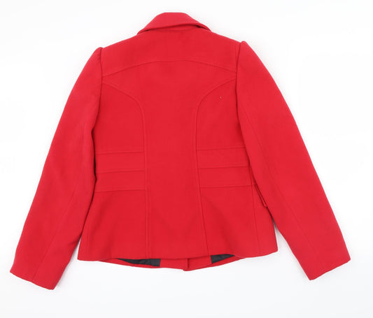M&S Womens Purple Jacket Size 10 - tailored jacket one button missing