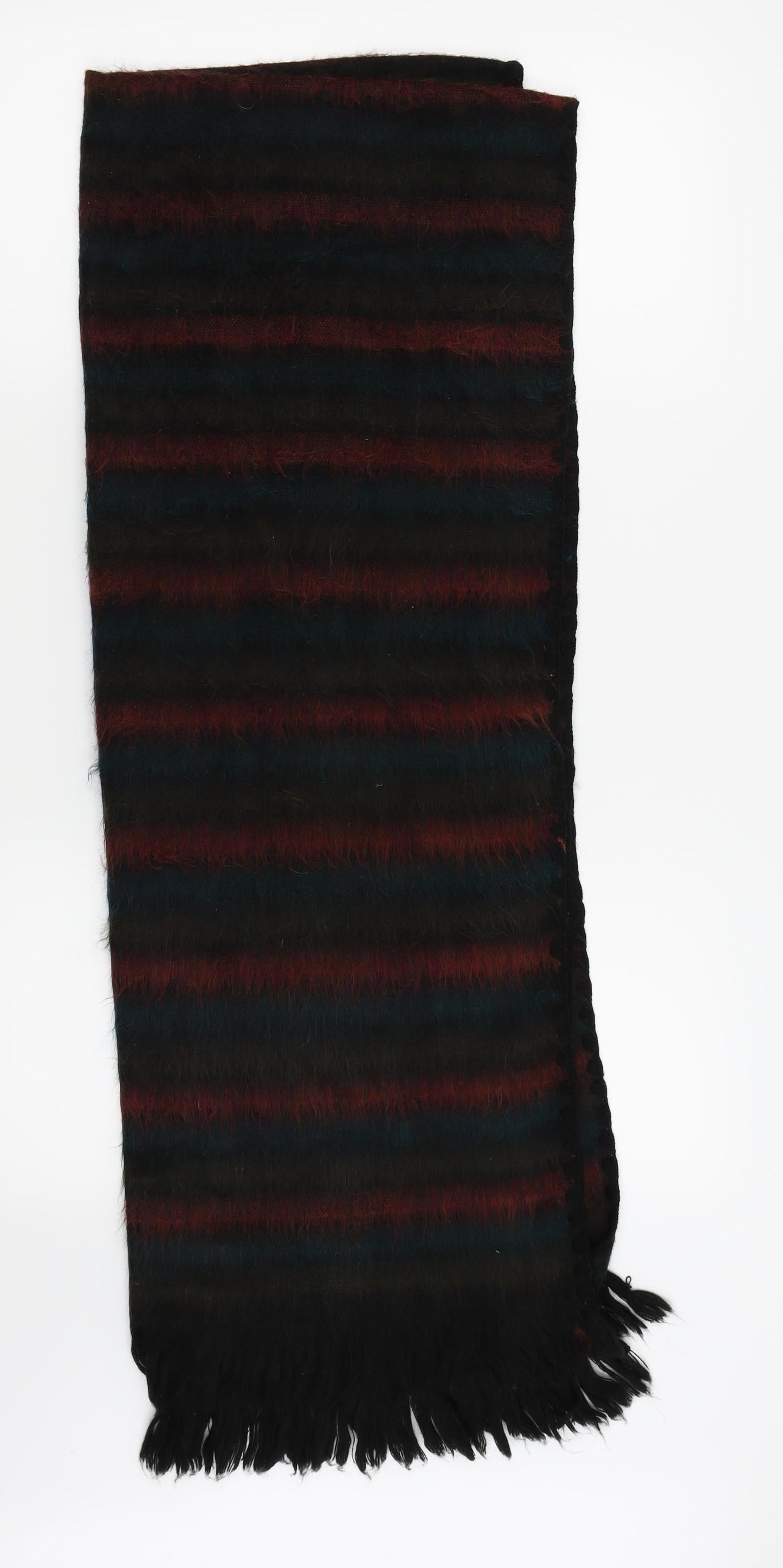 Preworn Womens Multicoloured Striped Scarf