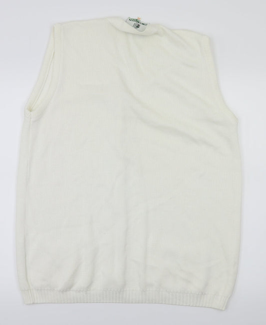 Emsmorn Womens Silver Cardigan Jumper Size 14