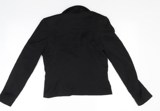 Divided Womens Black Jacket Blazer Size 8