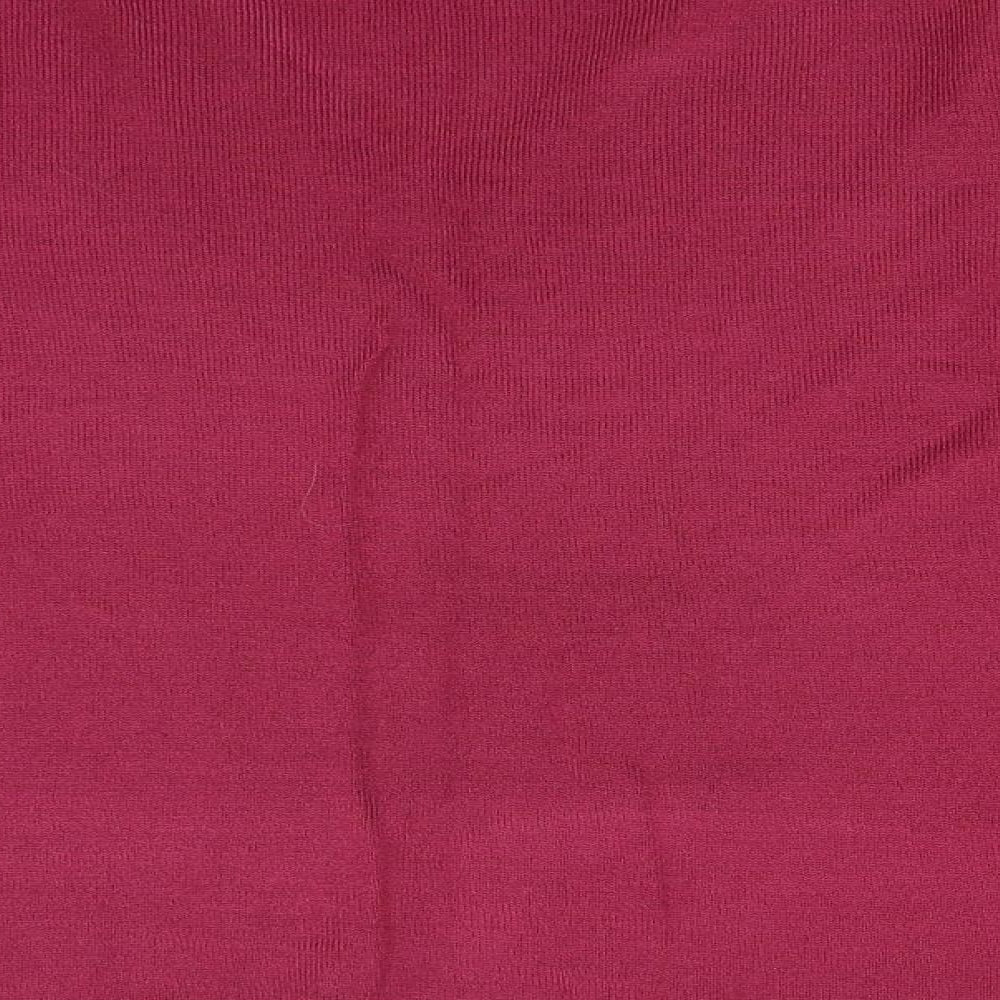 Brand and care label for BHS women’s red knit jumper, size UK 16
